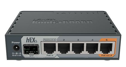 mikrotik hEX S router